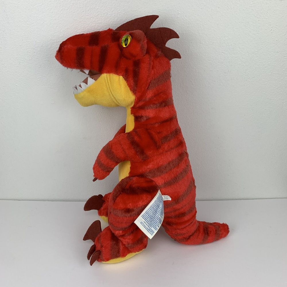 Build‎ A Bear Red Dinosaur T Rex 18" Velociraptor Raptor Plush Stuffed Animal